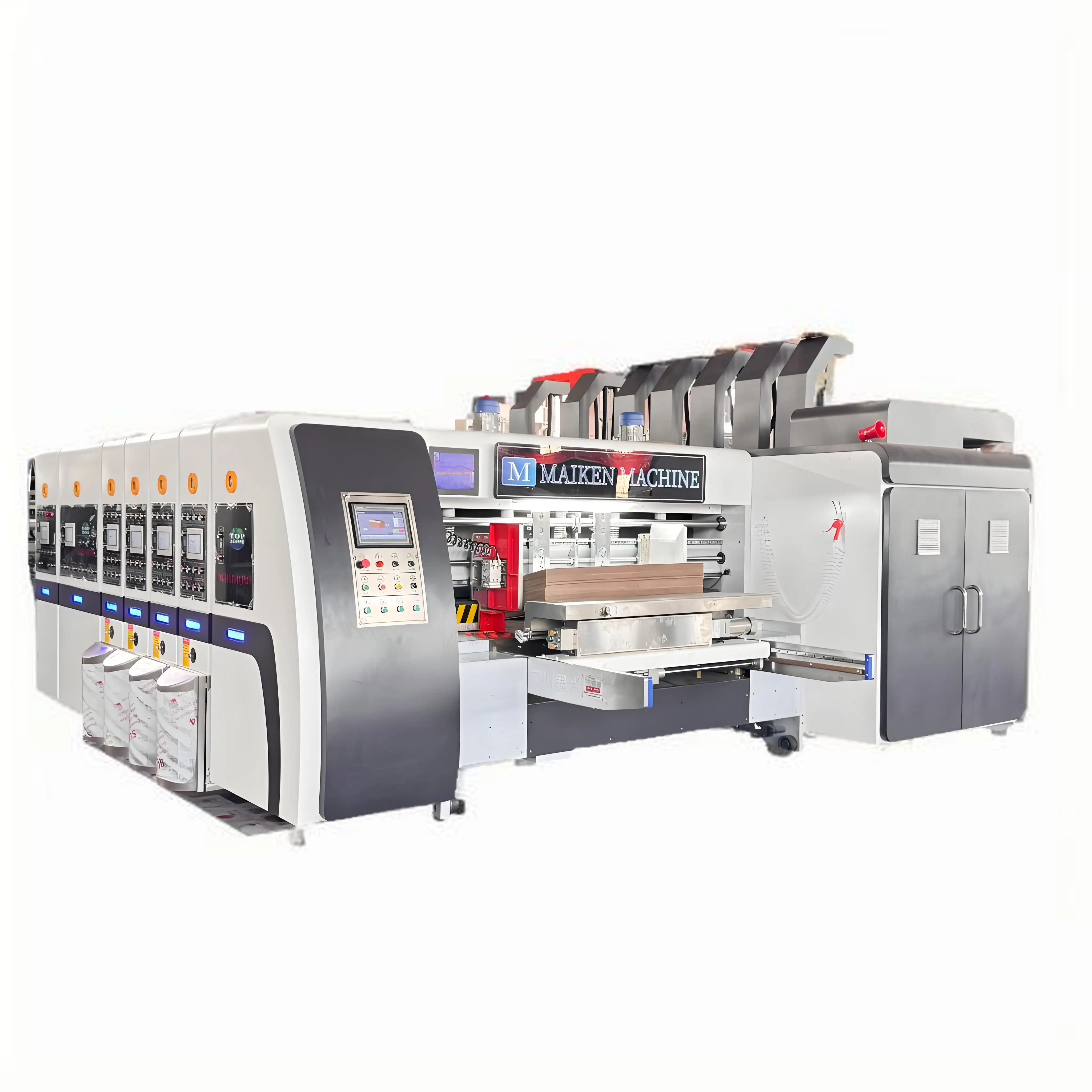 Automatic carton box printing machine